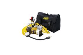 Компресор автомобільний однопоршневий (37 л/хв 10 Атм 15 А) ( кручений шланг) СІЛА 900407