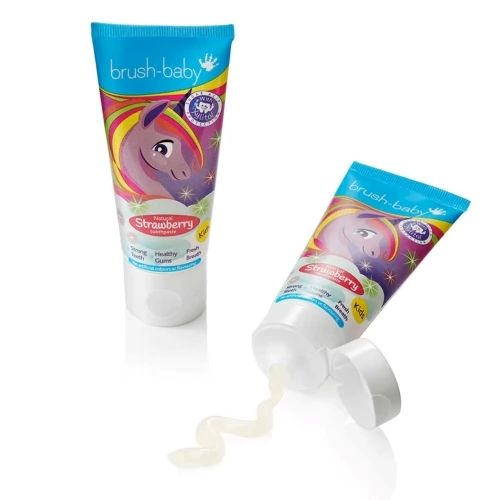 Дитяча зубна паста Brush-Baby Strawberry (від 3+ років) 50 ml | Зображення 1