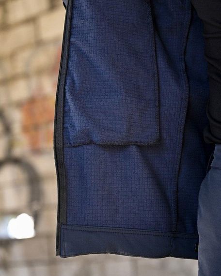 Демісезонний тактичний костюм софтшел SATELIT синій ДСНС ПП8057 | Зображення 5