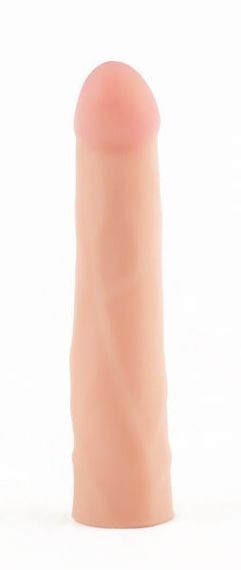 Насадка на Страпон тілесна EGZO CIBERSKIN під кріплення Vac-U-Lock, Телесный