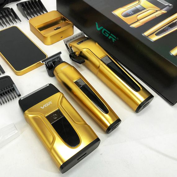 Машинка для стрижки на акумуляторі VGR, Акумуляторний універсальний тример для стрижки NQ-61 | Зображення 9