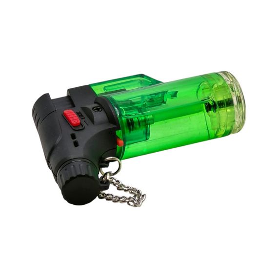 Запальничка З Турбо Полум'ям Прозора Зелена | Зображення 2