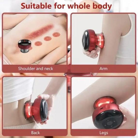 Електричний вакуумний масаж | Масажер для тіла Масажер з ефектом банок | Зображення 8