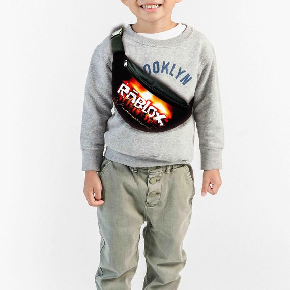 Набір дитячий Роблокс «Roblox» рюкзак 36х27см сумка-бананка, кружка з принтом для хлопчика (01575) | Зображення 2