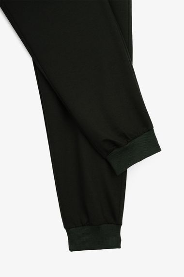 Спортивні штани однотонні чоловічі CLUB ju 6099 M Темно-зелений shop (2000990993953) | Зображення 2