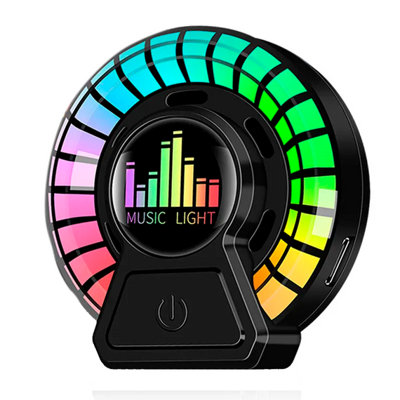 Автомобільний ароматизатор пахучка світиться з LED підсвічуванням та мікрофоном Music Lights
