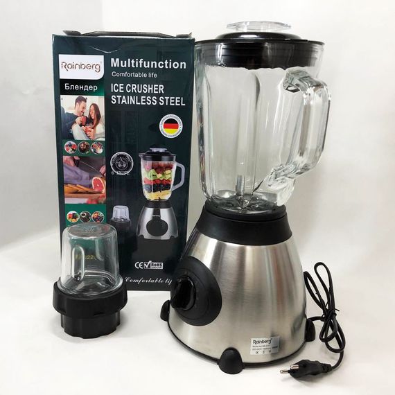 Блендер Rainberg RB-2223 2000 Вт кофемолка, измельчитель для коктейлей и смузи, блендер TS-612 для кухни | Зображення 8
