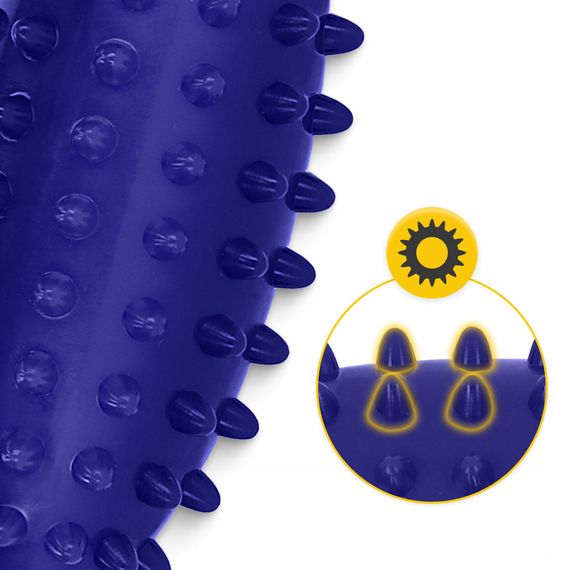 М'яч масажний огірок 4FIZJO Spike Bean 11.5 x 5 см Blue (P-5905973403306) | Зображення 3