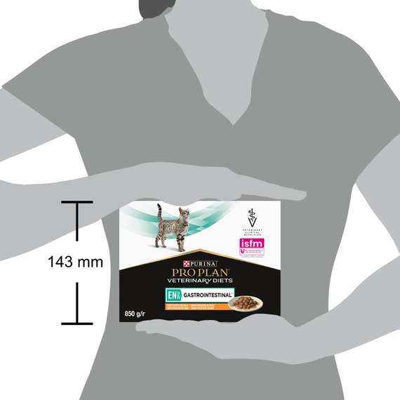Вологий лікувальний корм Purina ProPlan EN Gastrointestinal для котів при хворобах шкт з куркою (30х85г) | Зображення 2