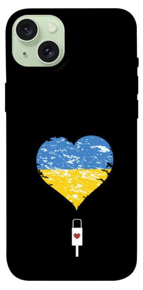 Чохол з картинкою З Україною в серці для Apple iPhone 15 Plus (6.7")