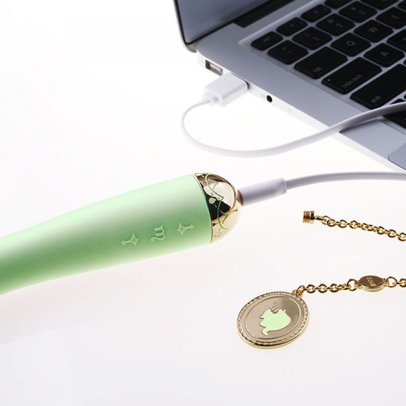Вибратор для точки G с подключением к телефону ZALO Momoko Melon Green sexstyle | Зображення 7
