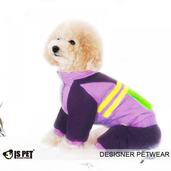 Зимний комбинезон для собак Is Pet "Grand pocket overall" фиолетовый | Зображення 1