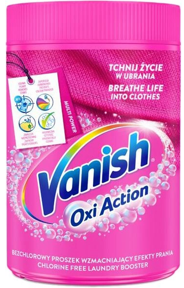 Плямовивідник порошкоподібний для тканин Vanish Gold Oxi Action 425 г