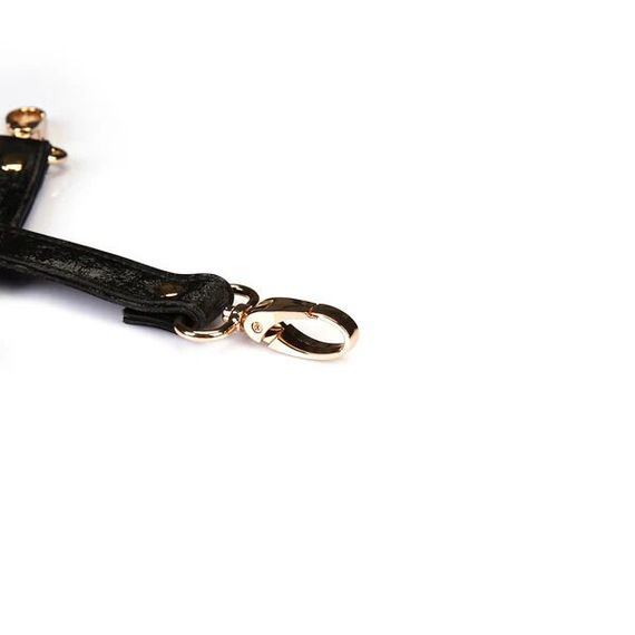 Хрестовина для фіксації Liebe Seele Boudoir Amor Pink Hogtie Black, на карабінах | Зображення 2