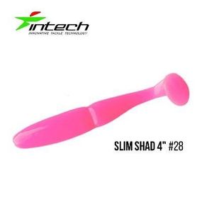 ".Приманка Intech Slim Shad 4 "(5 шт) (#28)