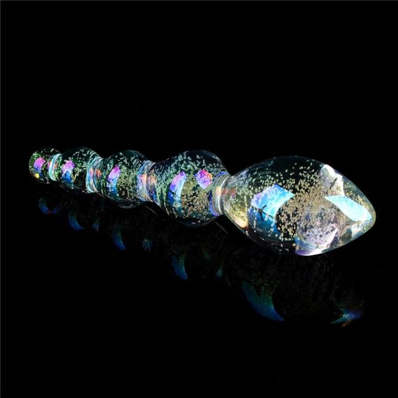 Скляний фалоімітатор DILDO GLOW-IN-THE-DARK TWILIGHT GLEAM GLASS Sex Aura | Зображення 1
