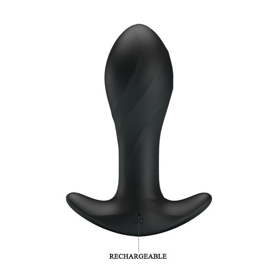 Анальна пробка - Pretty Love Anal Plug Massager Black | Зображення 1