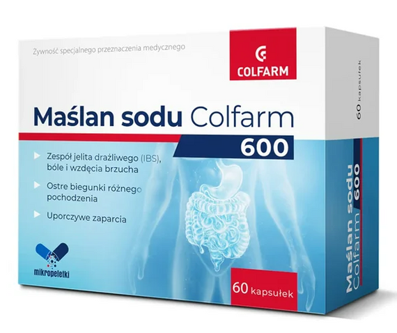 Бутират натрію Colfarm 600 мг 60 капсул