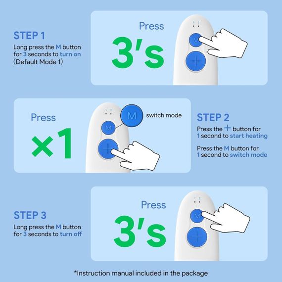 Устройство для снятия зуда от укусов насекомых Yinke, без химии, быстрое облегчение зуда и отёков | Зображення 3