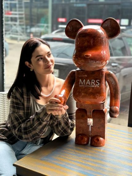 Bearbrick Planet Series Mars дизайнерська статуетка ведмідь Беарбрік 70 см mb001 | Зображення 5