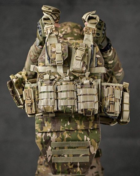 Качественная плитоноска мультикам Single sword STATIX мультикам  НП4872 | Зображення 5