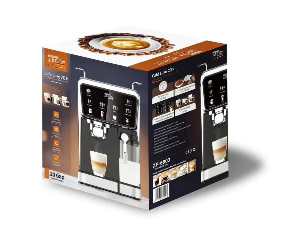 Кофемашина Zepline ZP-6803/3000 Вт, 20 Bar, 8 напитков, ESPRESSO COOL | Зображення 2