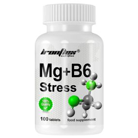 Вітамінно-мінеральний комплекс для спорту IronFlex Mg + B6 Stress 100 Tabs