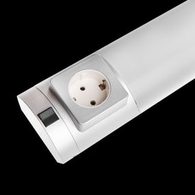 Світильник люмінесцентний лінійний з розеткою FLF-60/28W LT5/L Brille 111225