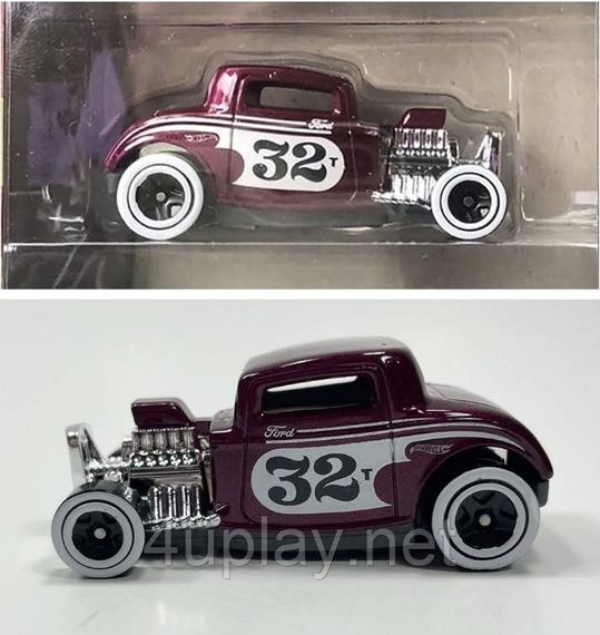 Hot Wheels Retro Racers Подарунковий набір з 5-ти гоночних ретро автомобілів Хот Вілс | Зображення 4