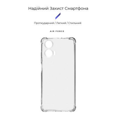 Чехол для мобильного телефона Armorstandart Air Force Motorola G24 Power Camera cover Transparent (ARM73906) | Зображення 1