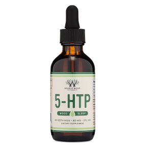 Тріптофан Double Wood 5-HTP Liquid Drops 50 mg in 1 ml 60 ml /60 servings/