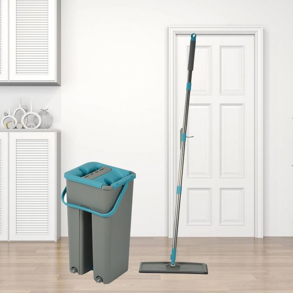 Набір для прибирання WDS-342 квадратне відро, віджимна швабра та запаска WERK | Зображення 2