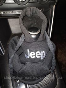 Чехол кофта Худи аксессуар на КПП Car Hoodie JEEP Джип черный подарок автомобилисту 10070