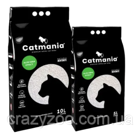 Наполнитель для кошачьего туалета Catmania бентонитовый алое вера 5л | Зображення 1