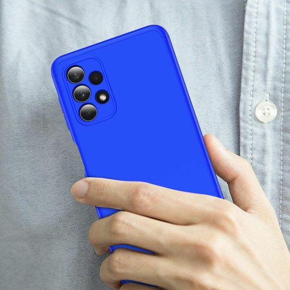 Чохол GKK 360 градусів для Samsung Galaxy A32 колір Синій | Зображення 5