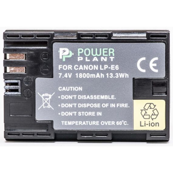 Акумулятор до фото/відео PowerPlant Canon LP-E6 Chip (DV00DV1243) | Зображення 2