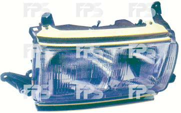 Фара Toyota Land Cruiser (J8) 91-96 правая (Depo) хром. полоски 212-1173R-LD-E 8111060695