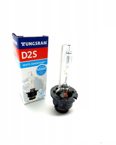Ксеноновая лампа Tungsram D2S WHITE XENSTATION 20% 5500K 85V 35W P32d-2