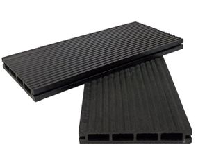 Террасная доска ДПК Polymer&Wood Лайт антрацит 138х19х2200 мм