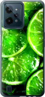 Чохол на Realme C31 Зелені часточки лимона "852u-2593-2448"