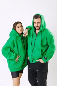 Зіп Худі унісекс МА (01) зелений