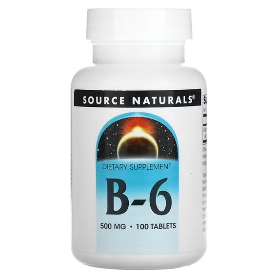 Пиридоксин Source Naturals Vitamine B-6 500 mg 100 Tabs
