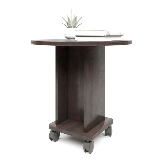 Стіл журнальний на колесах Еверест Візит венге темний (EVR-2128)