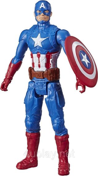 Ігрова фігурка Капітан Америка 30 см Оригінал Marvel Titan Hero Captain America 12” Action Figure | Зображення 3