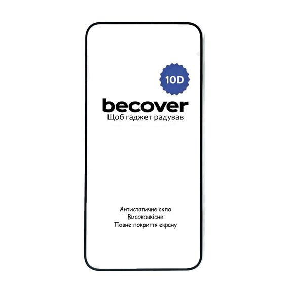 Скло захисне BeCover Nothing Phone (2a) 10D Black (711818) | Зображення 1