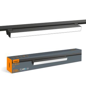 Світлодіодний світильник трековий VIDEX TR05 30W 4100K 220V чорний