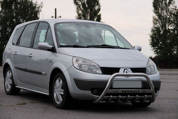 Кенгурятник WT004 (нерж.) для Renault Scenic/Grand 2003-2009 гг | Зображення 2