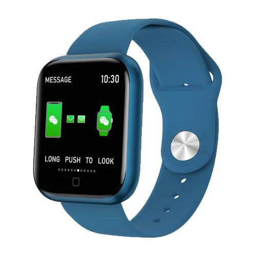 Smart Watch T80S, два браслета, температура тела, давление, оксиметр. Цвет: синий NE-76 | Зображення 3