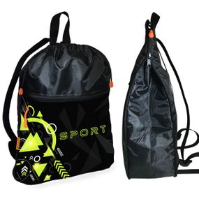Рюкзак-мешок для обуви,спортивной формы Sport детская сумка для сменки с расширителем (01413)