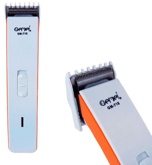 Многофункциональный триммер Gemei GM-715 2 в 1 для стрижки волос бороды усов | Зображення 3